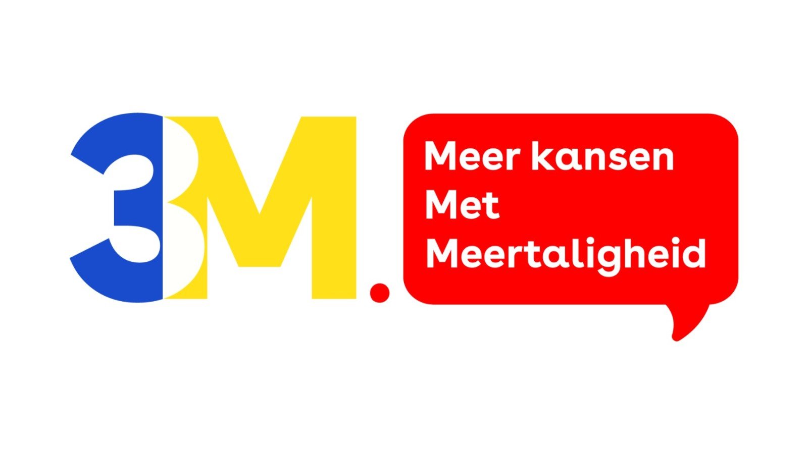 Logo 3M (Meer kansen Met Meertaligheid)